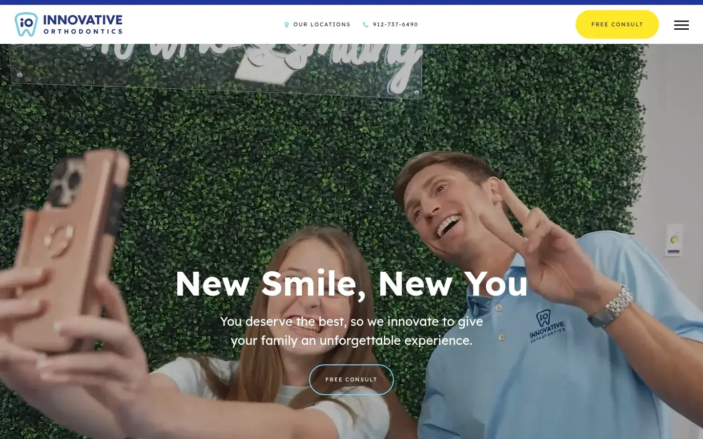 Homepage preview of Innovative Orthodontics