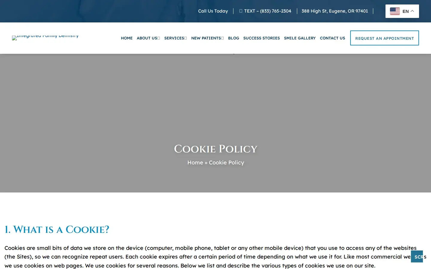 Homepage preview of Integrated Family Dentistry