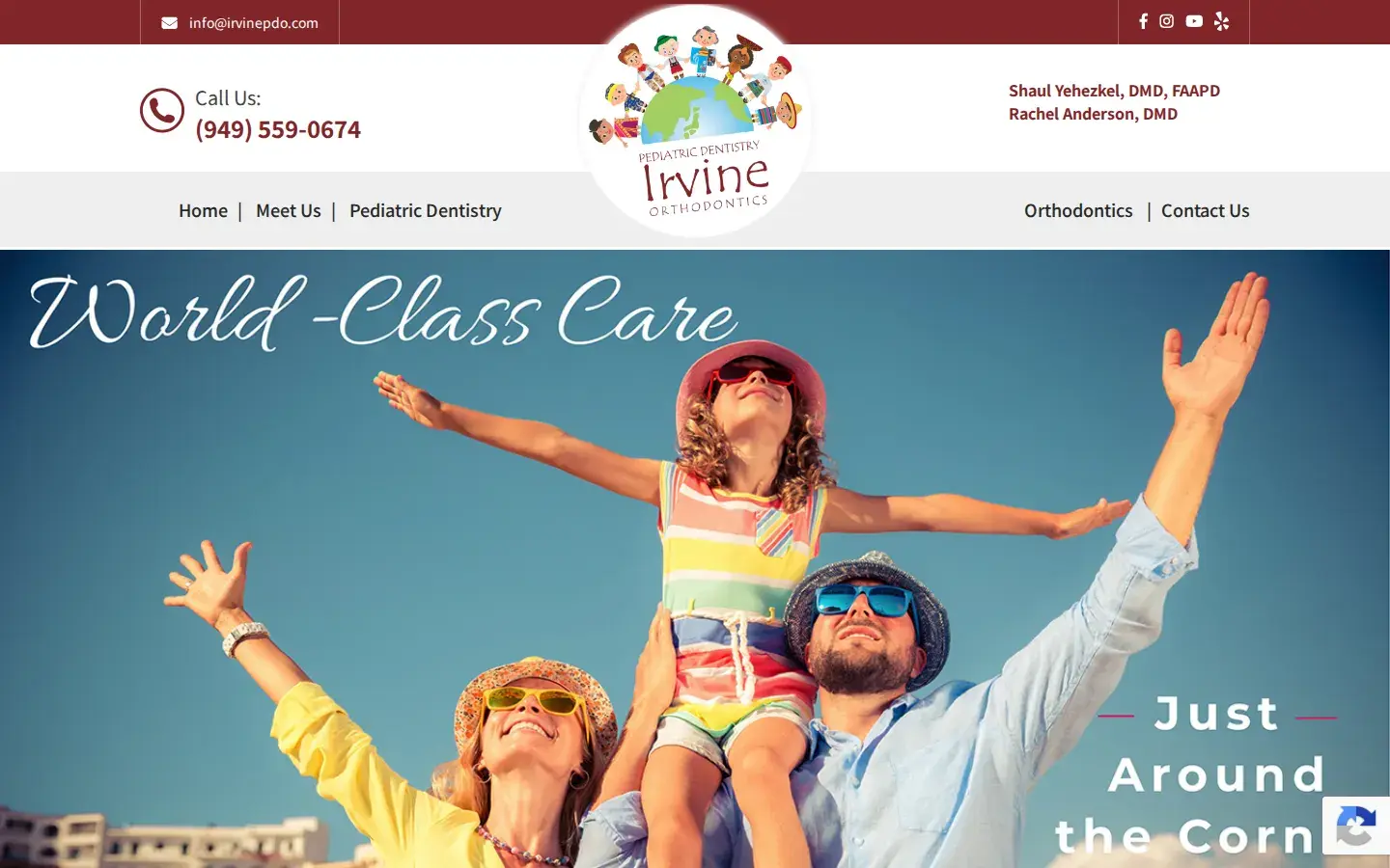 Homepage preview of Irvine Pediatric Dentistry and Orthodontics