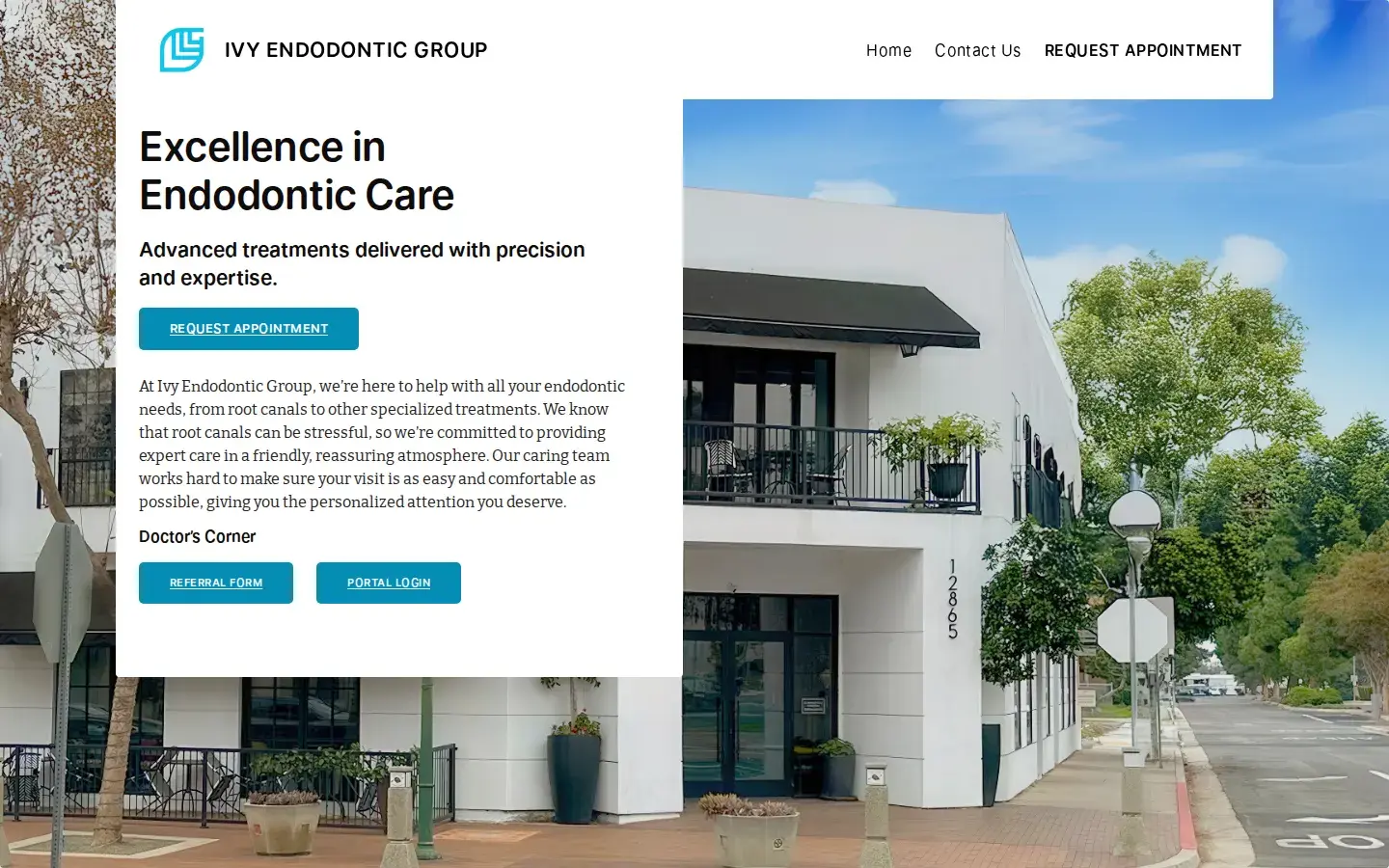 Homepage preview of Ivy Endodontic Group
