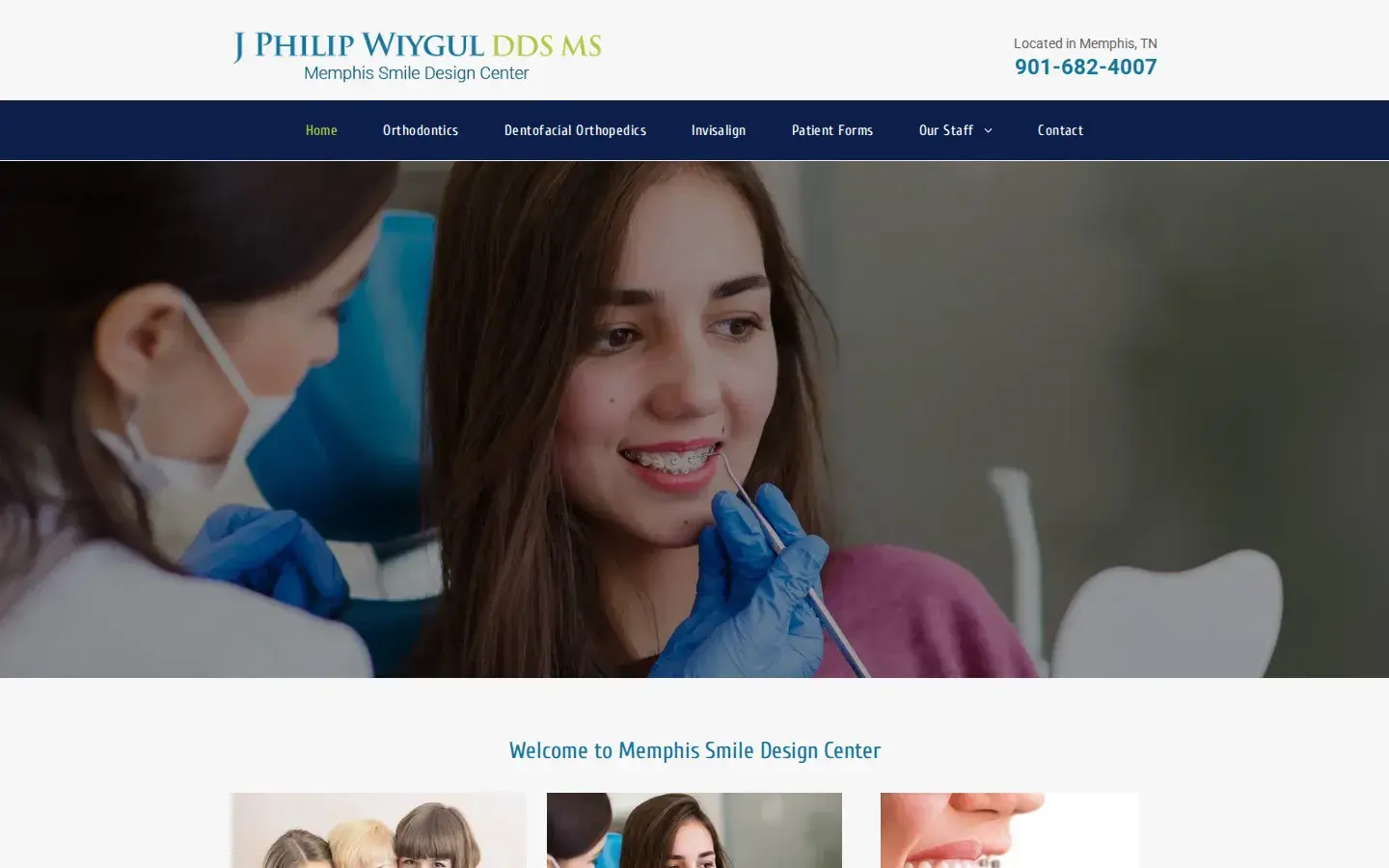 Homepage preview of J Philip Wiygul DDS MS