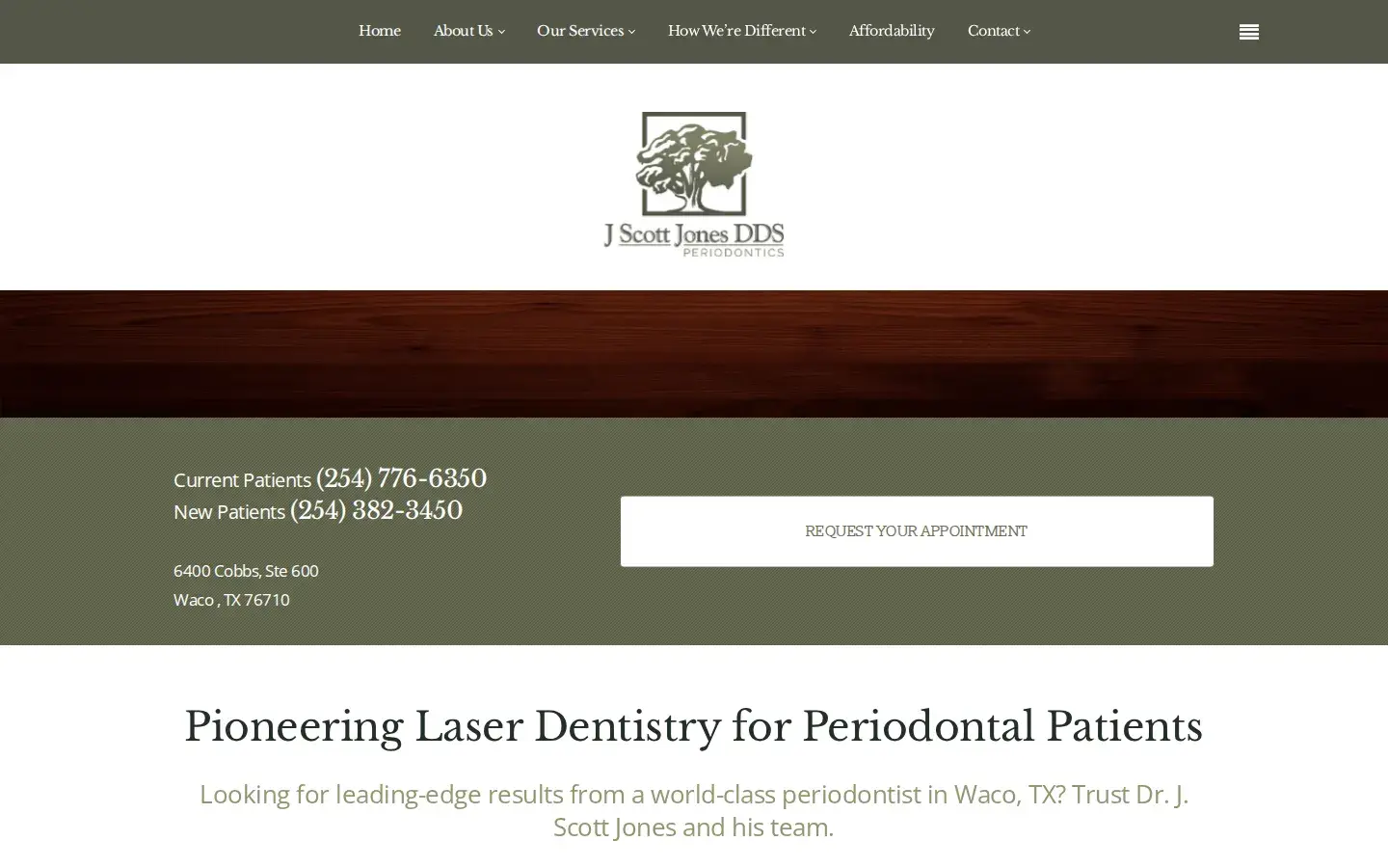 Homepage preview of J. Scott Jones DDS