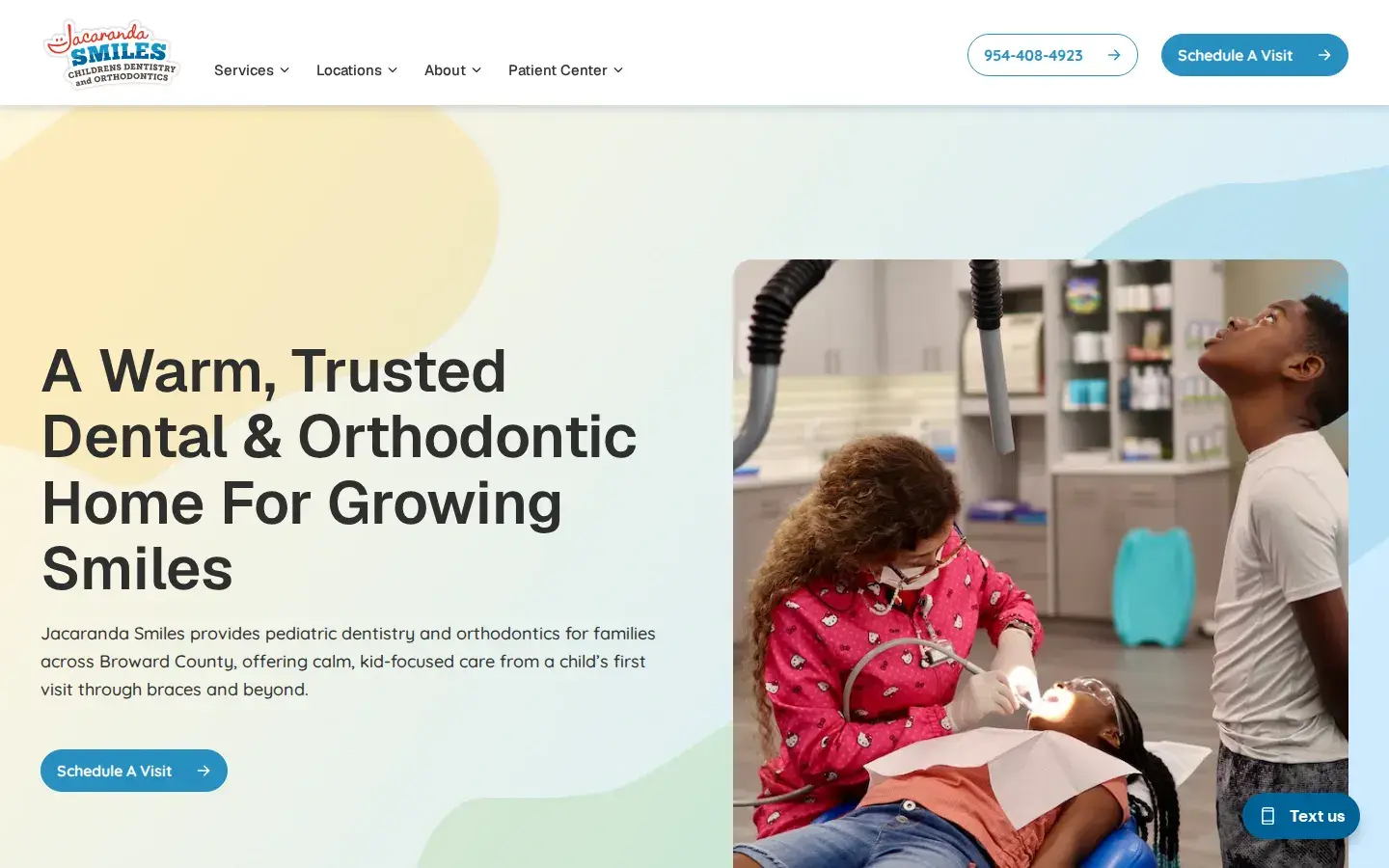 Homepage preview of Jacaranda Smiles
