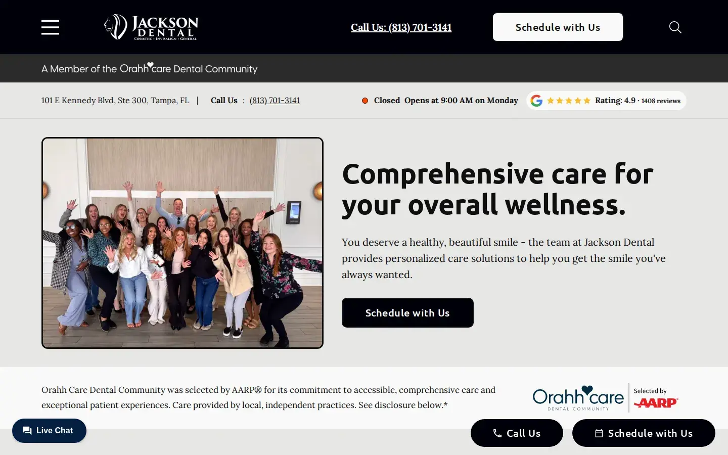 Homepage preview of Jackson Dental, P.A.