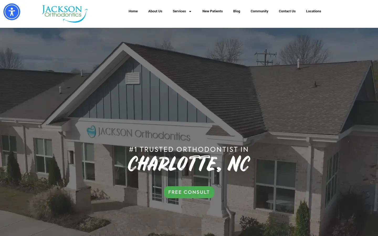 Homepage preview of Jackson Orthodontics