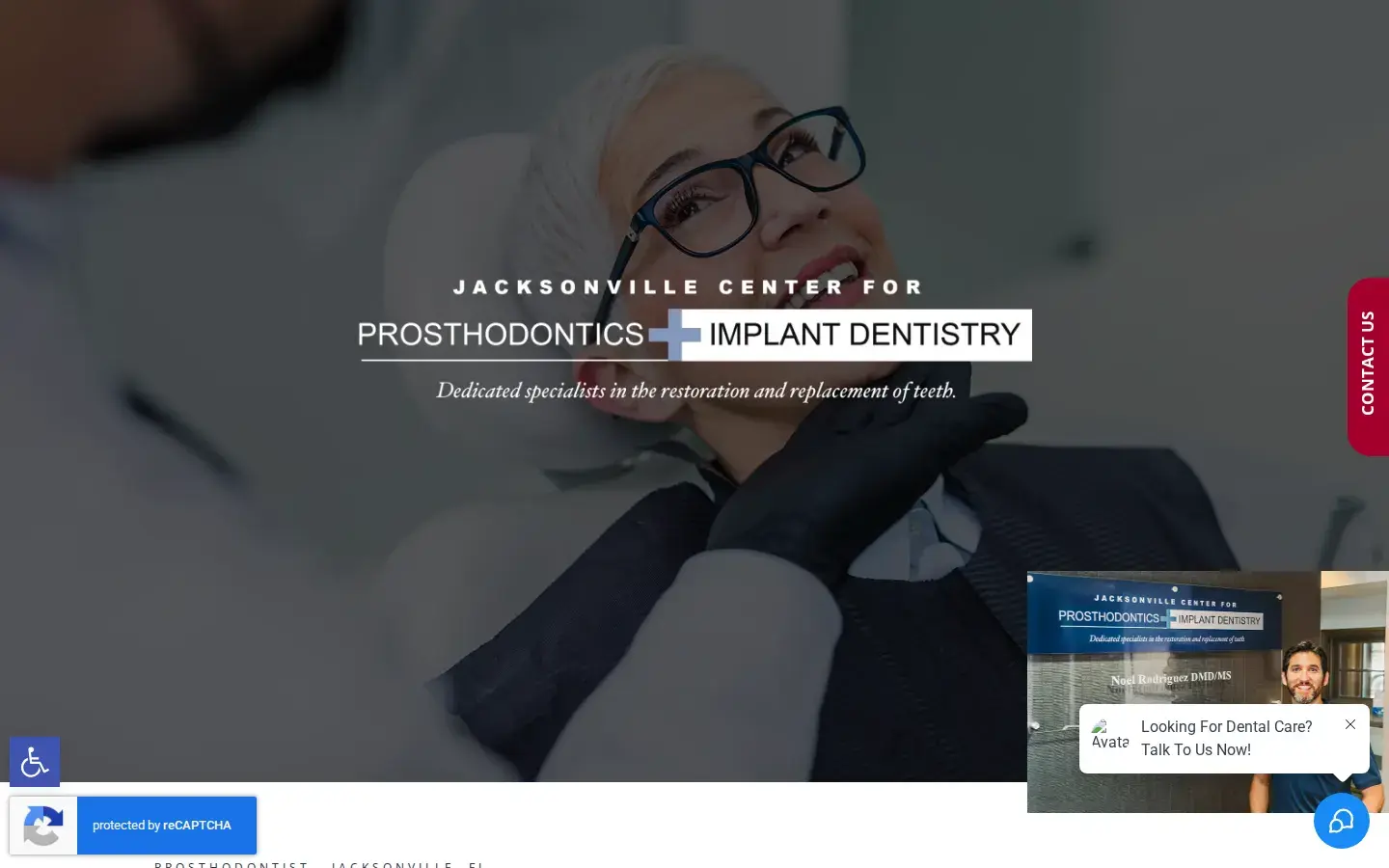 Homepage preview of Jacksonville Center for Prosthodontics and Implant Dentistry