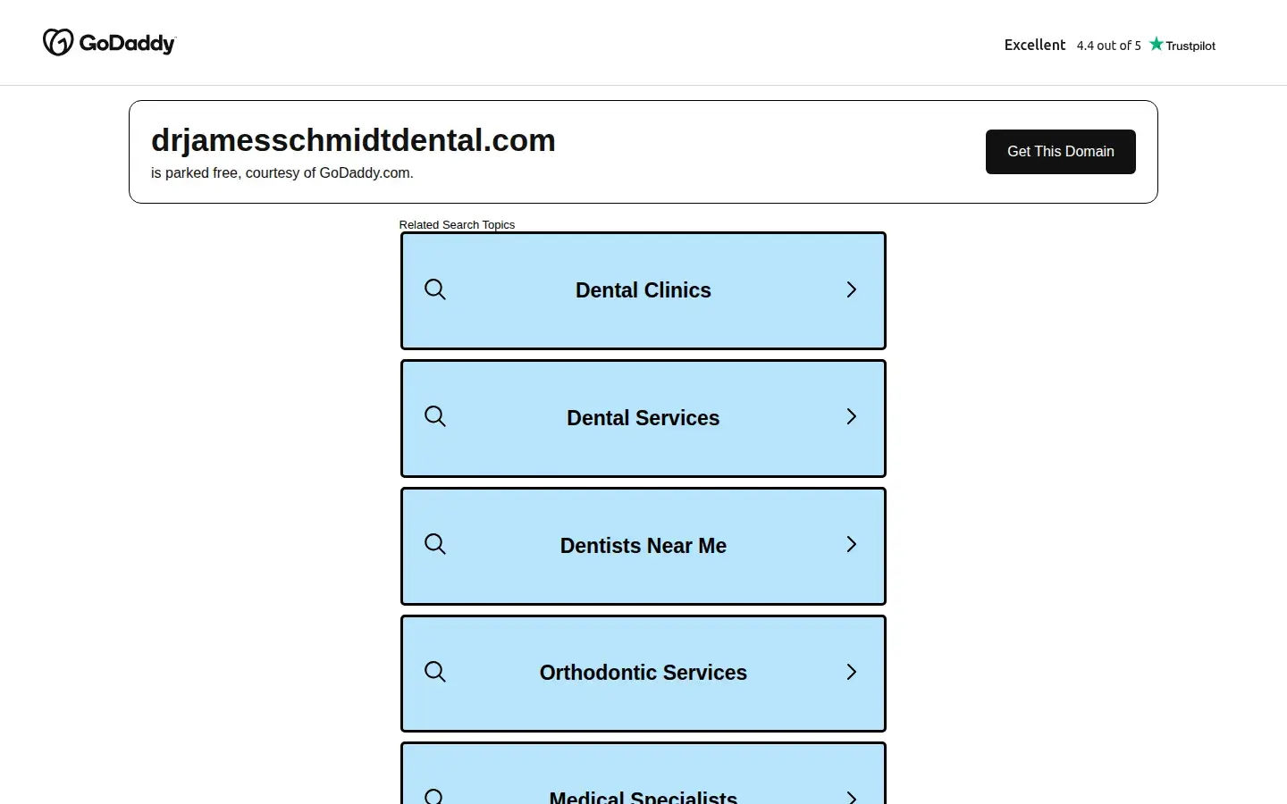 Homepage preview of James Schmidt, DDS, PC