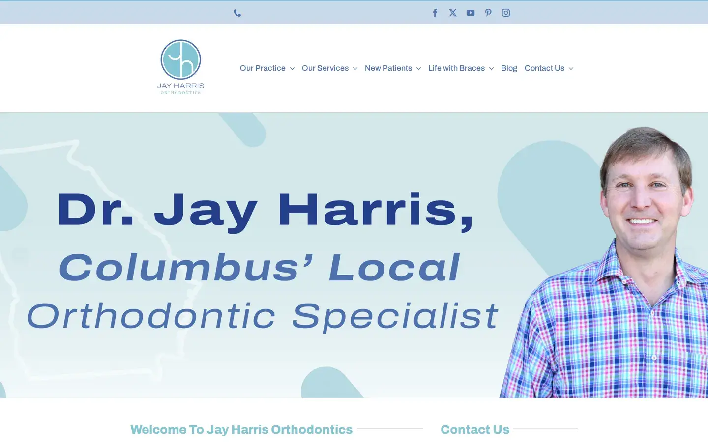 Homepage preview of Jay Harris Orthodontics