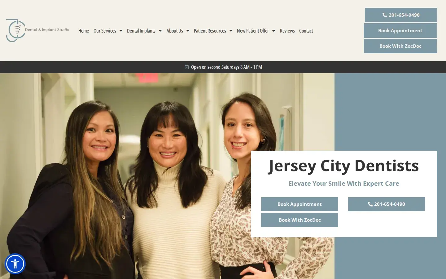 Homepage preview of JC Dental & Implant Studio