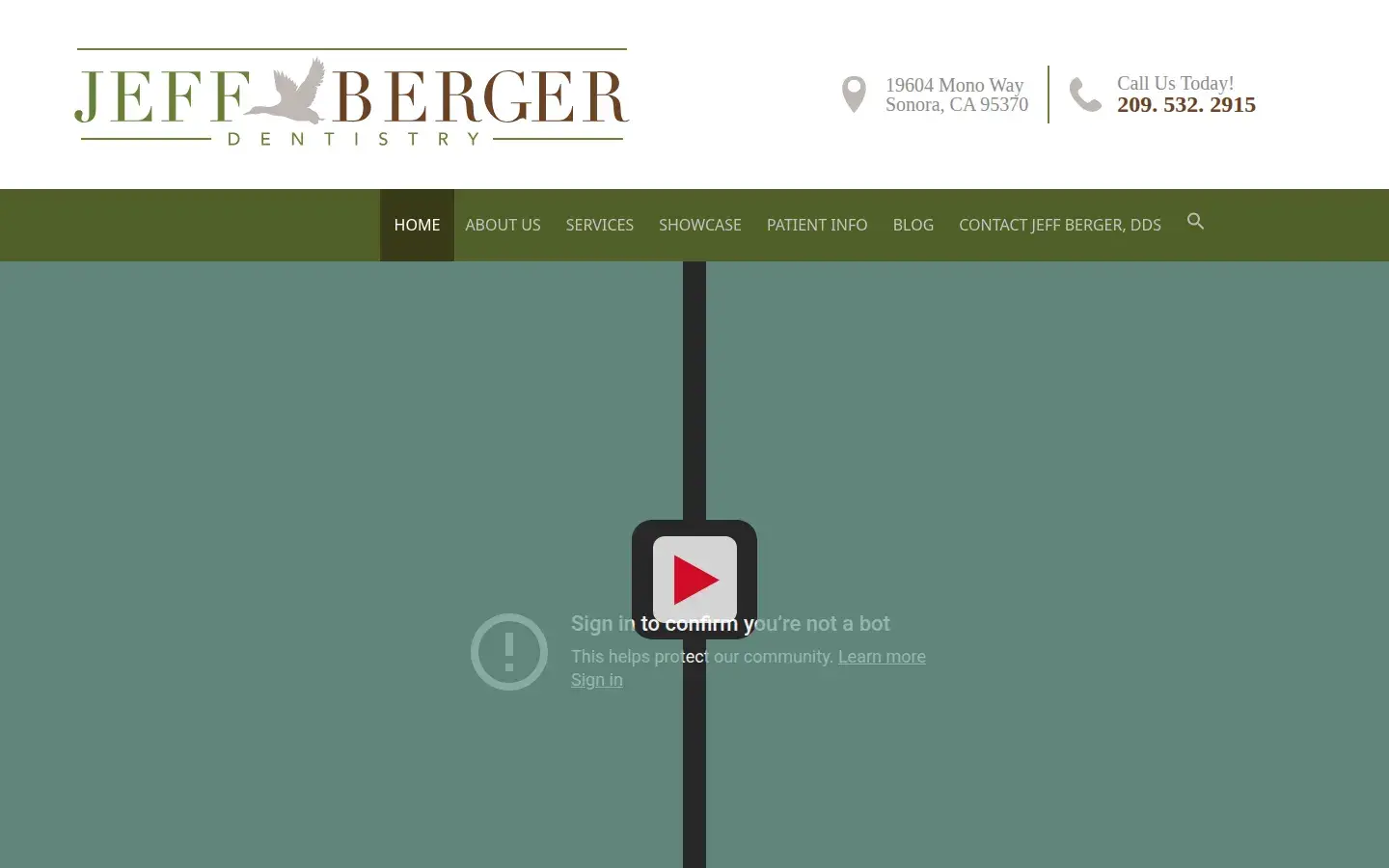 Homepage preview of Jeff Berger Dentistry