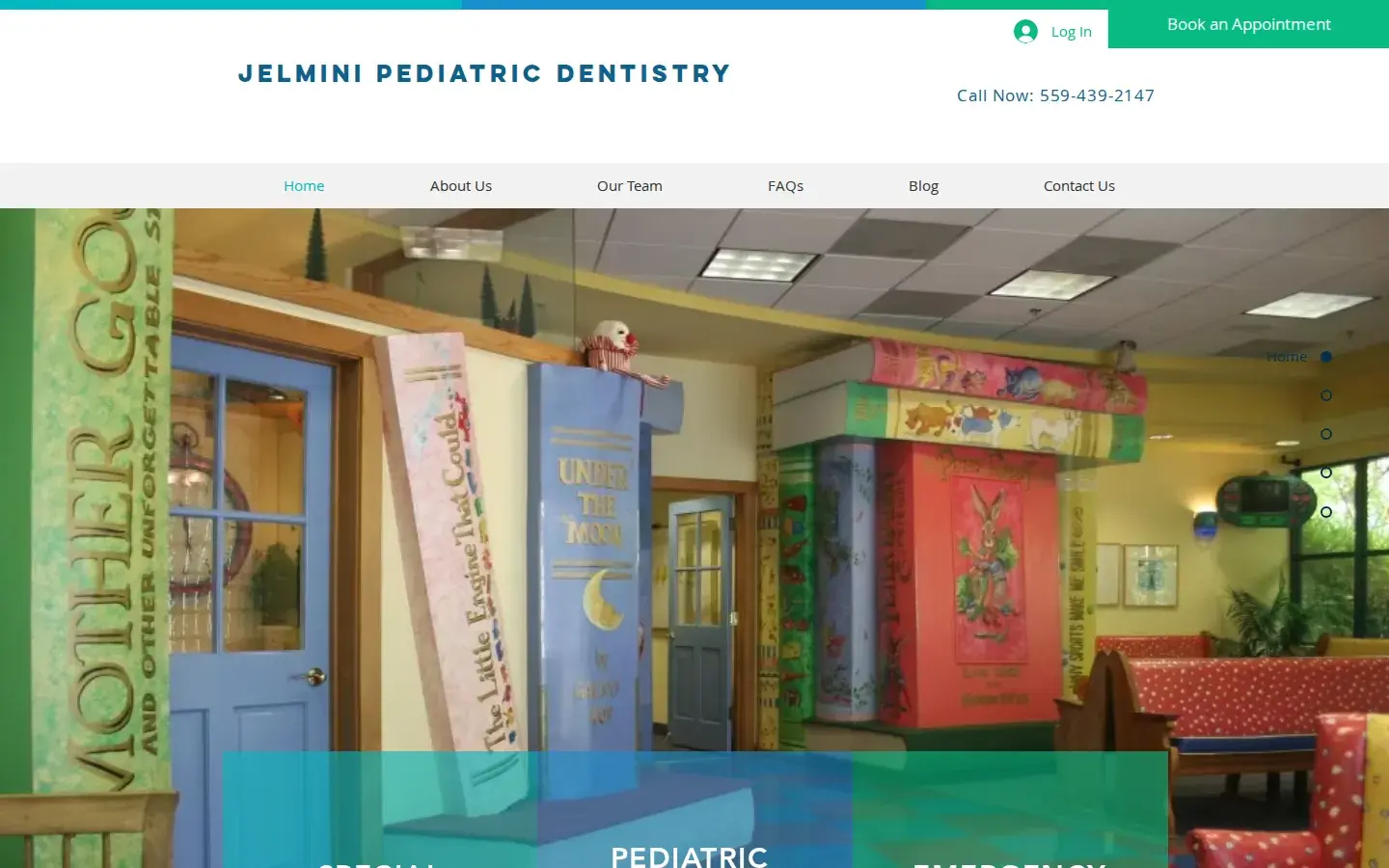 Homepage preview of Jelmini Pediatric Dentistry and Orthodontics
