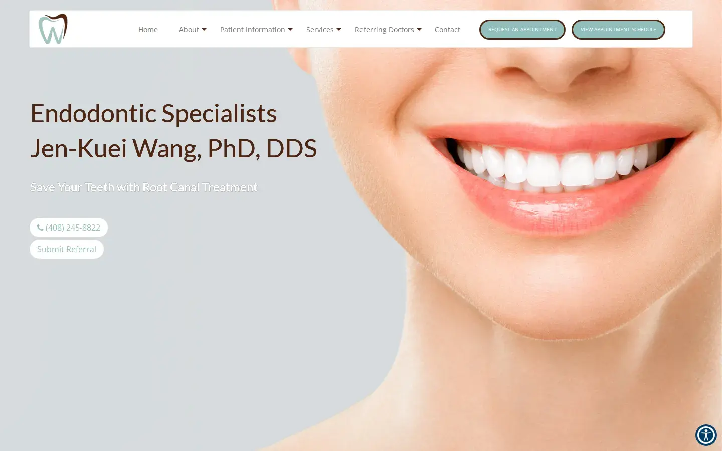 Homepage preview of Jen Kuei Wang DDS
