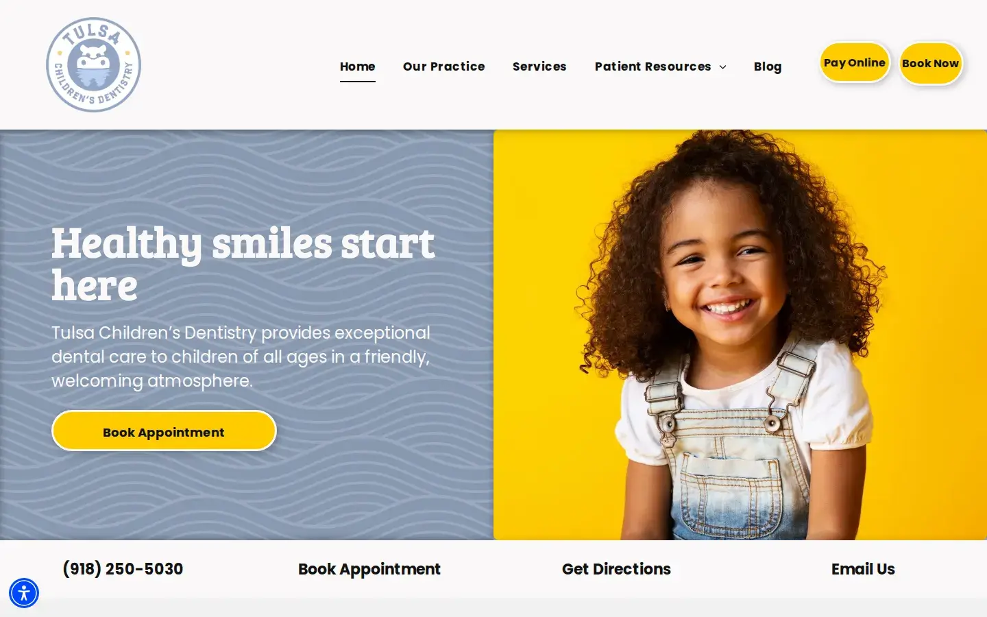 Homepage preview of Jenni Burkitt DDS - Dentistry for Children