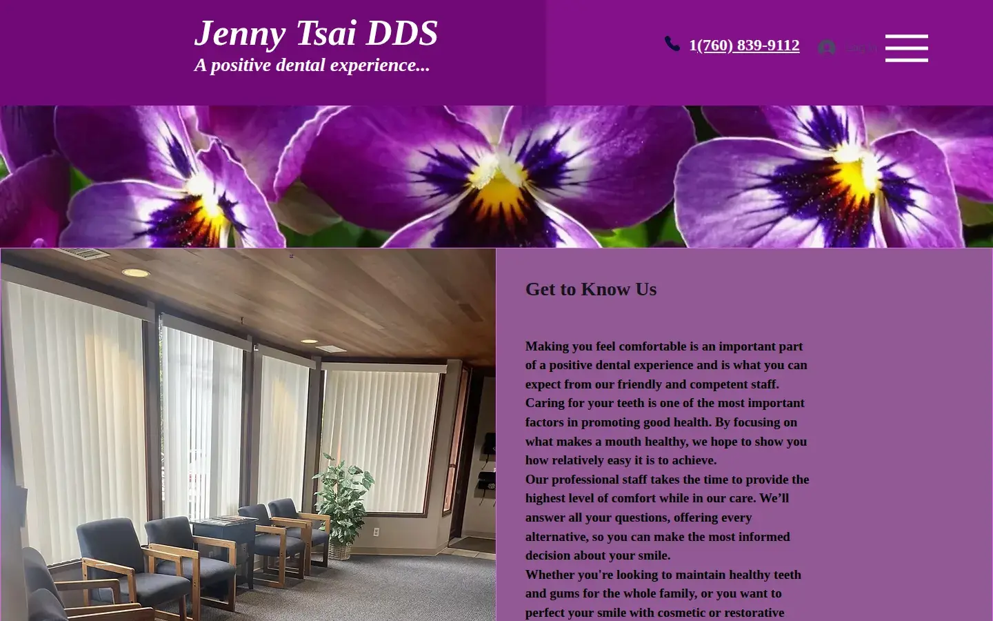 Homepage preview of Jenny Tsai DDS