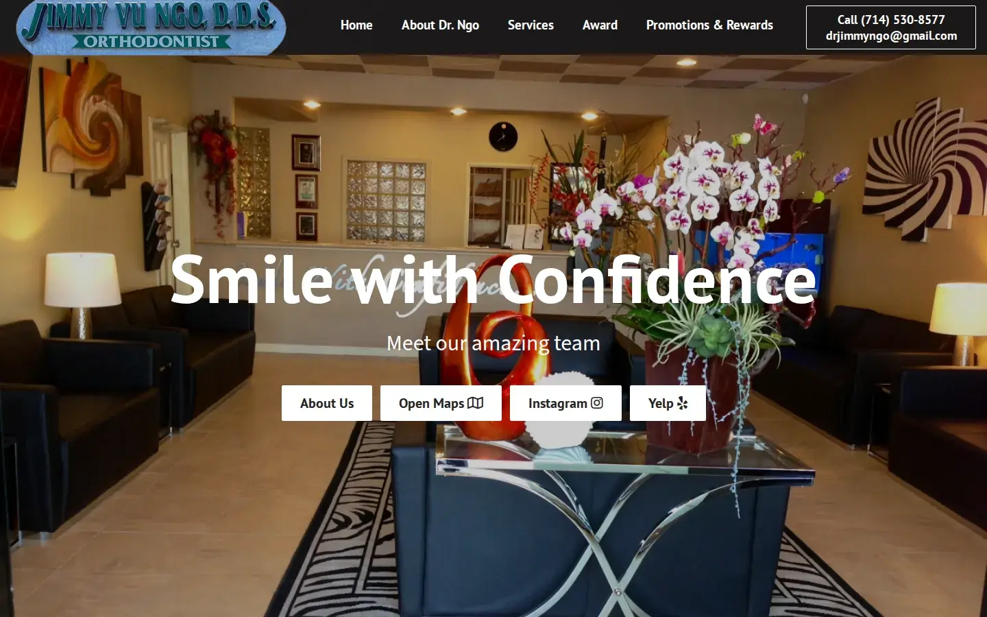 Homepage preview of Jimmy Vu Ngo, D.D.S.