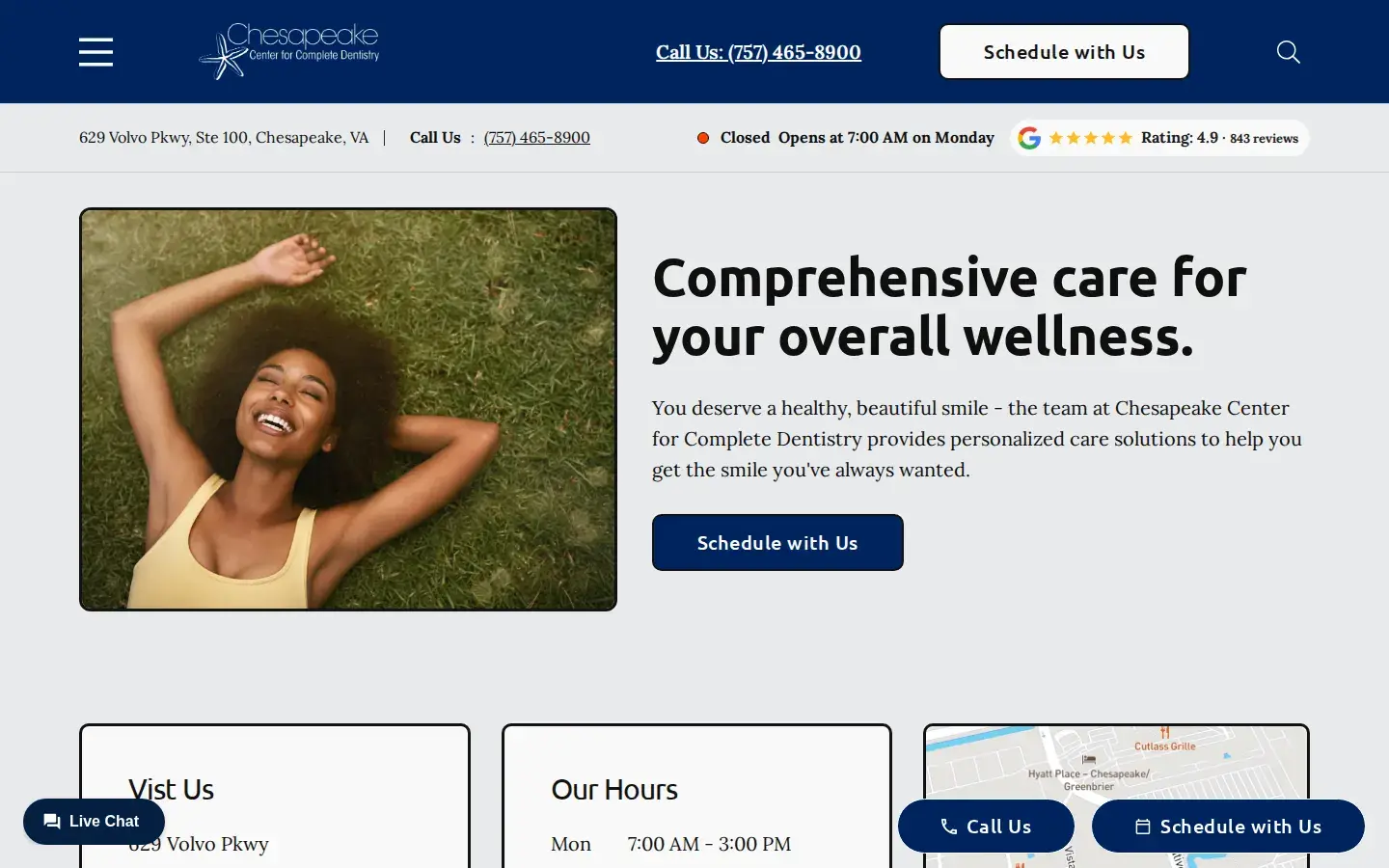 Homepage preview of John C. Cranham DDS, PC