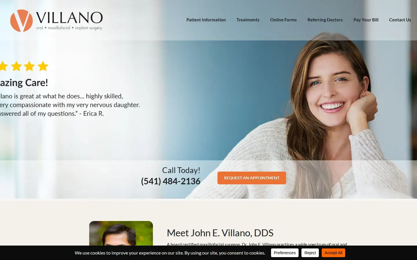 Homepage preview of John E Villano PC