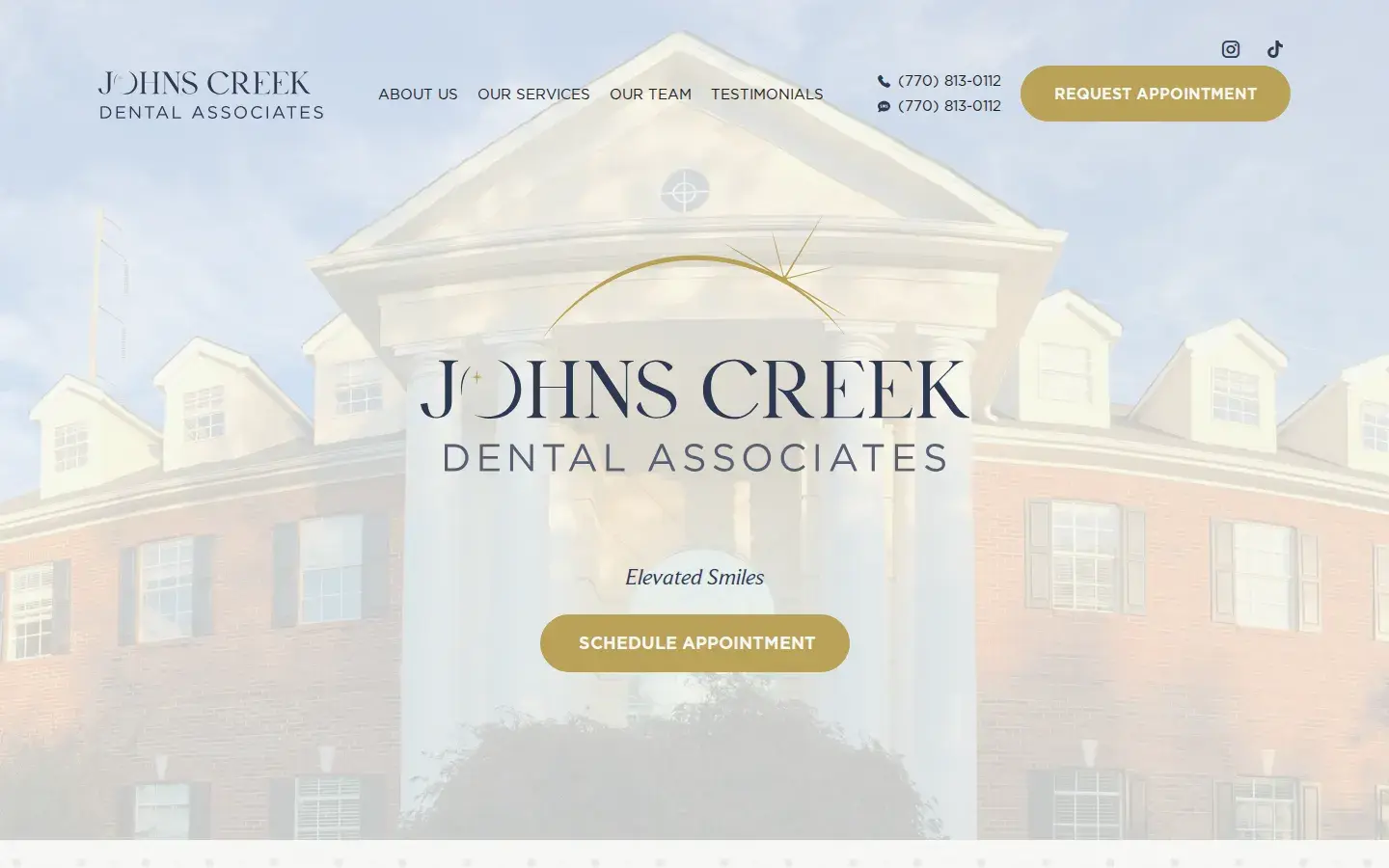 Homepage preview of Johns Creek Dental Associates