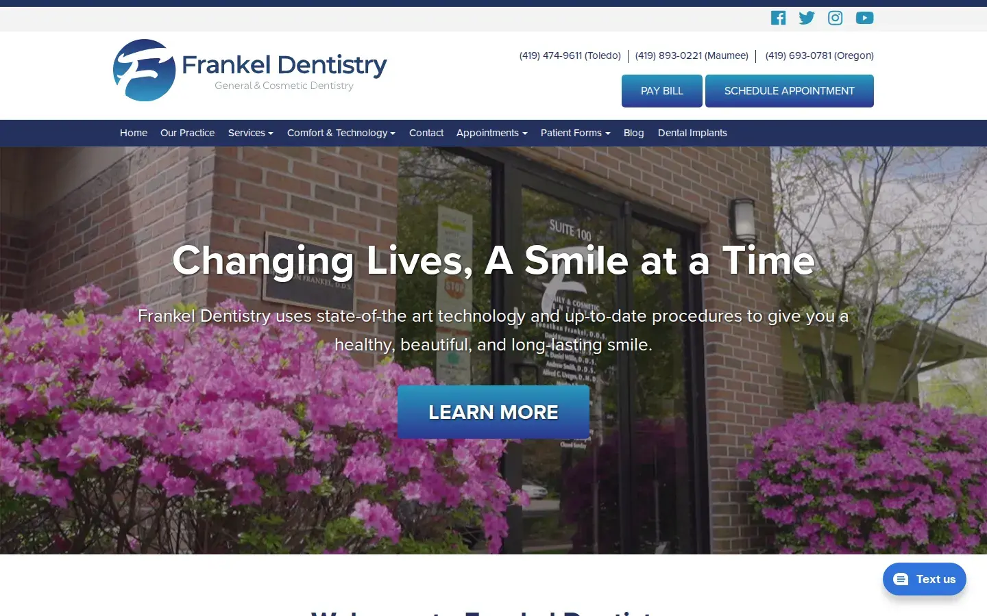 Homepage preview of Jon Frankel Dentistry