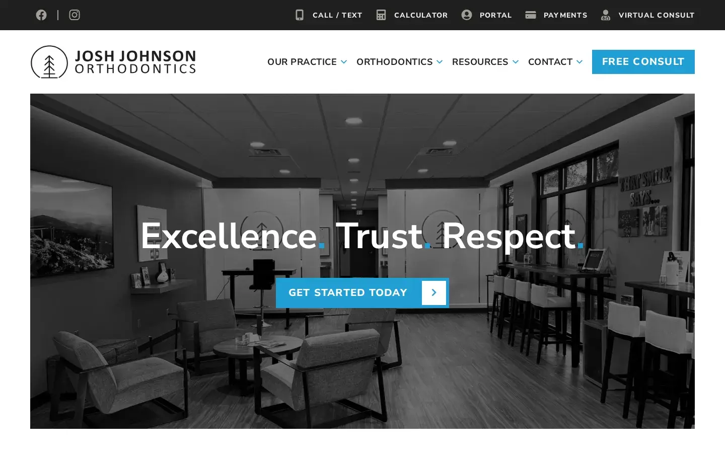 Homepage preview of Josh Johnson Orthodontics