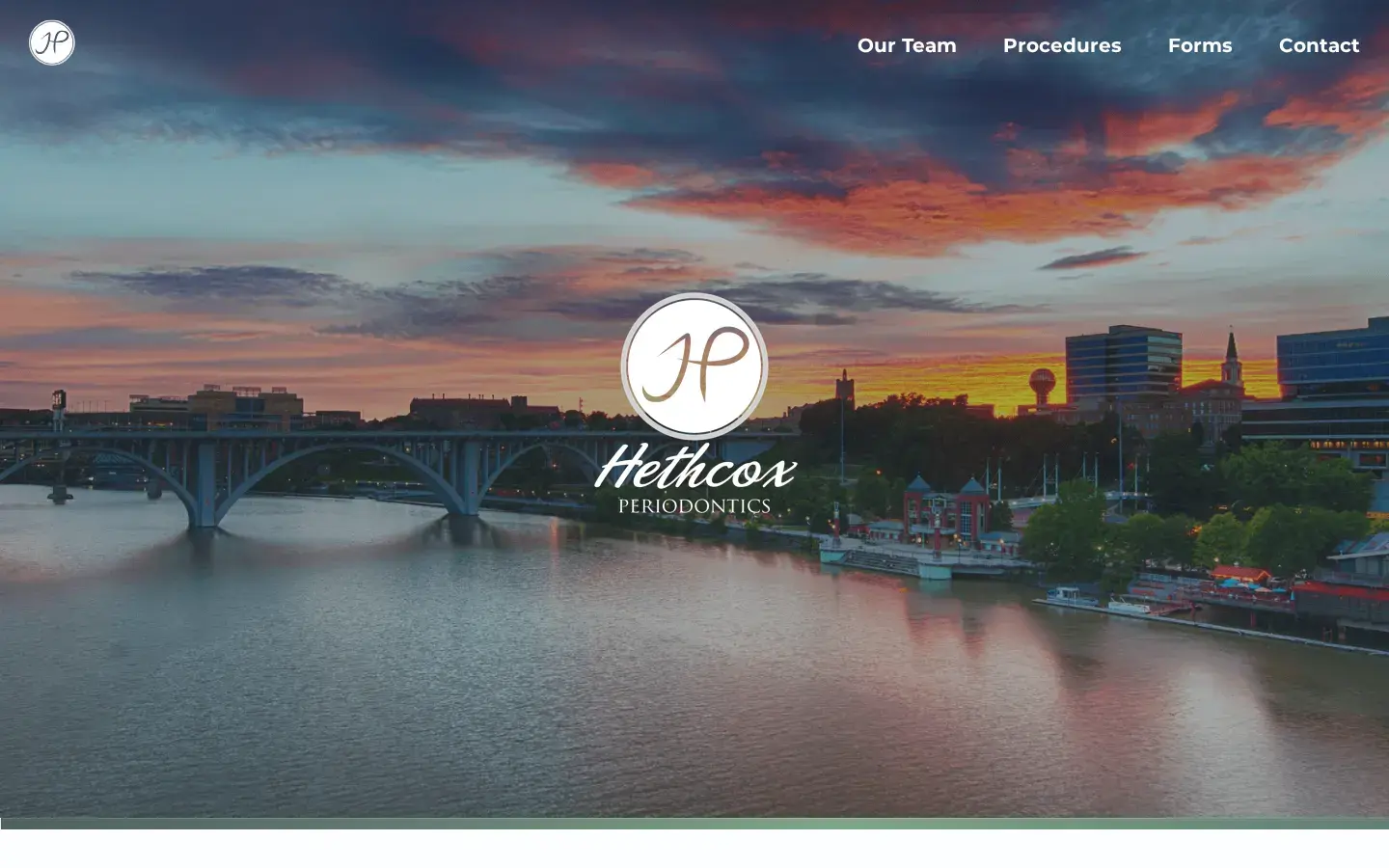 Homepage preview of Joshua M Hethcox Periodontics