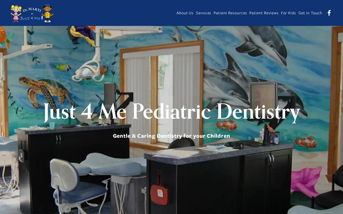 Homepage preview of Just 4 Me Pediatric