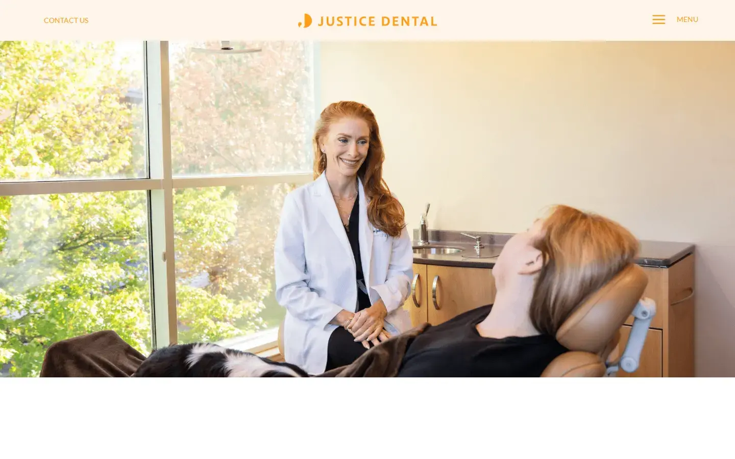 Homepage preview of Justice Dental
