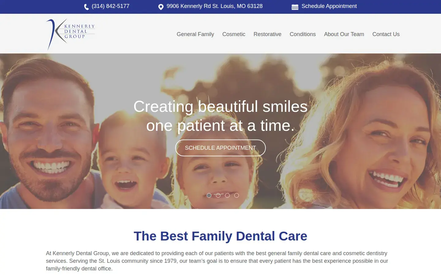 Homepage preview of Kennerly Dental Group, Inc.