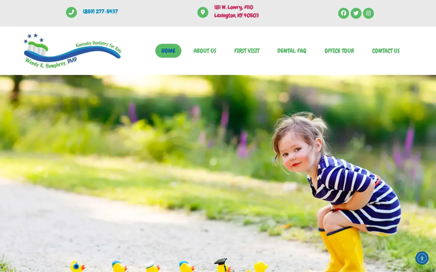Homepage preview of Kentucky Dentistry for Kids