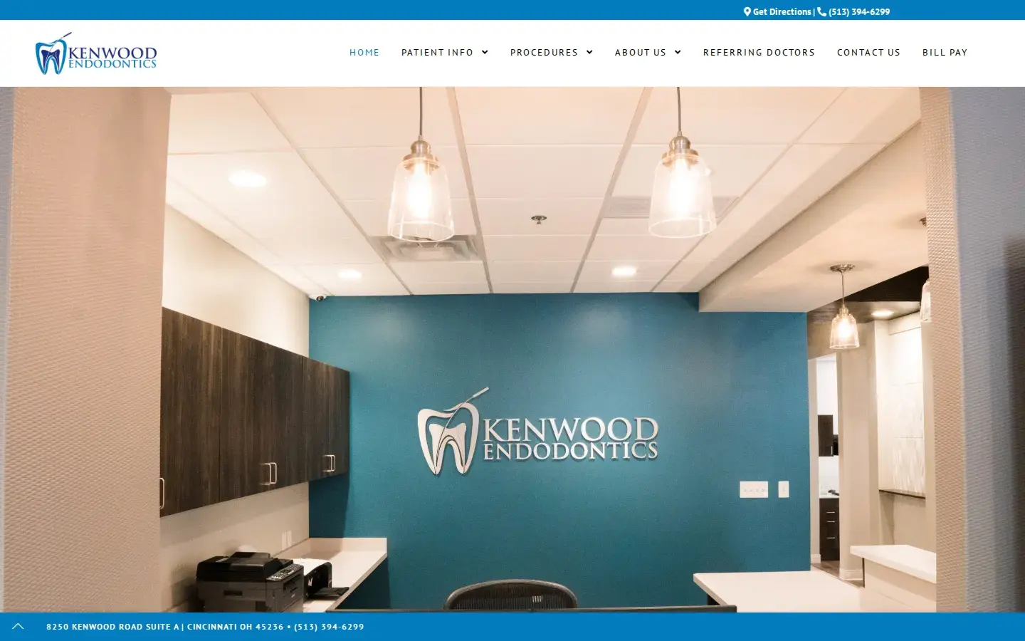 Homepage preview of Kenwood Endodontics