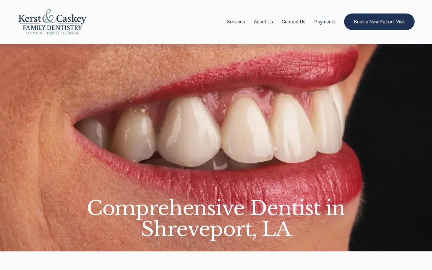 Homepage preview of Kerst & Caskey Family Dentistry