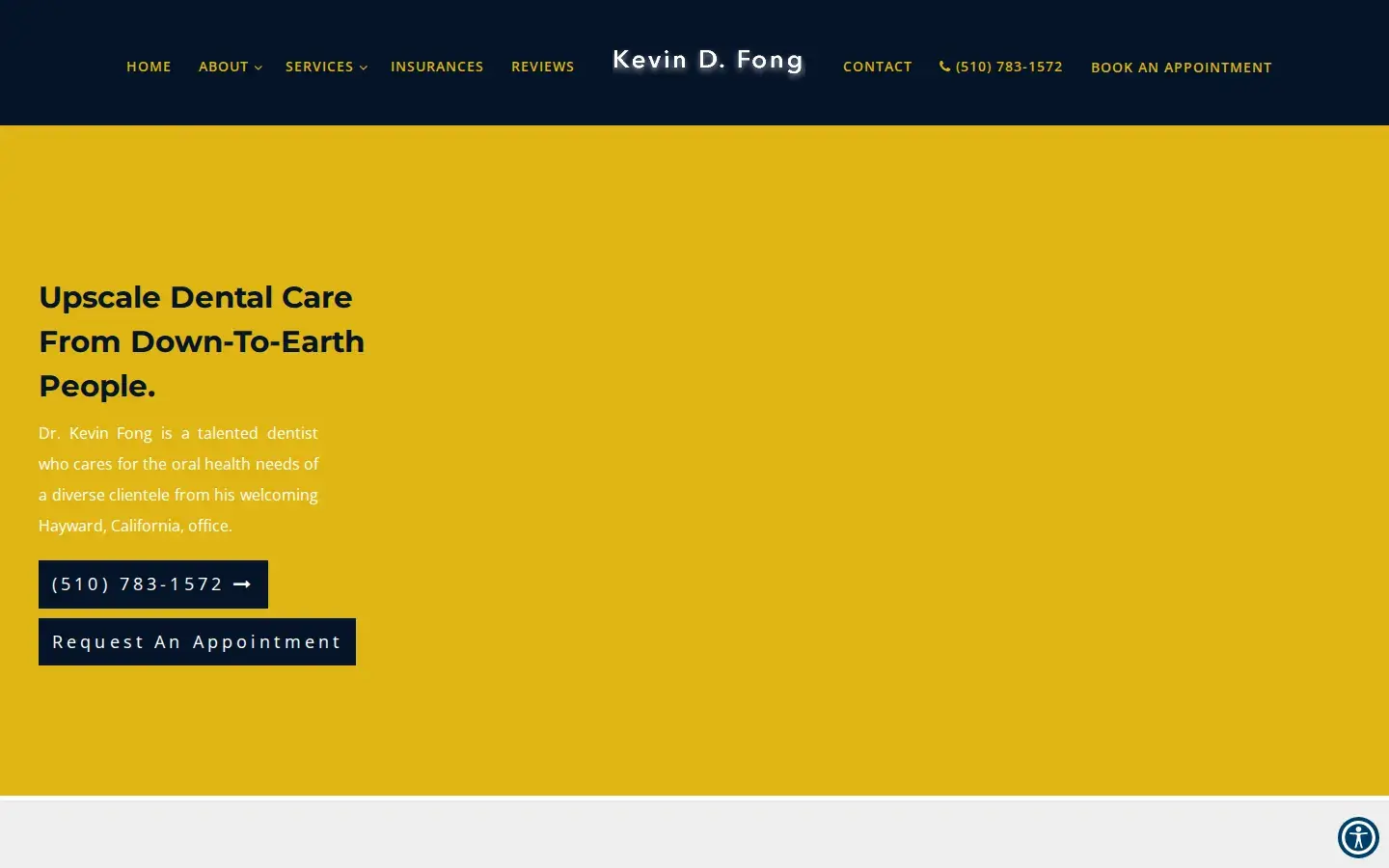 Homepage preview of Kevin D. Fong, DDS