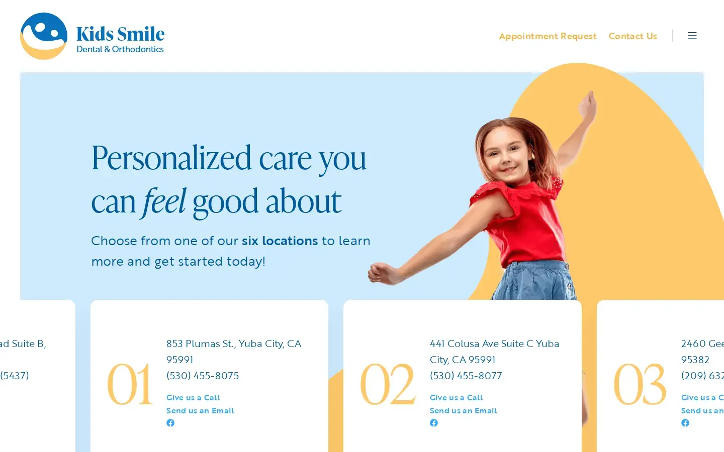 Homepage preview of Kids Smile Dental and Orthodontics