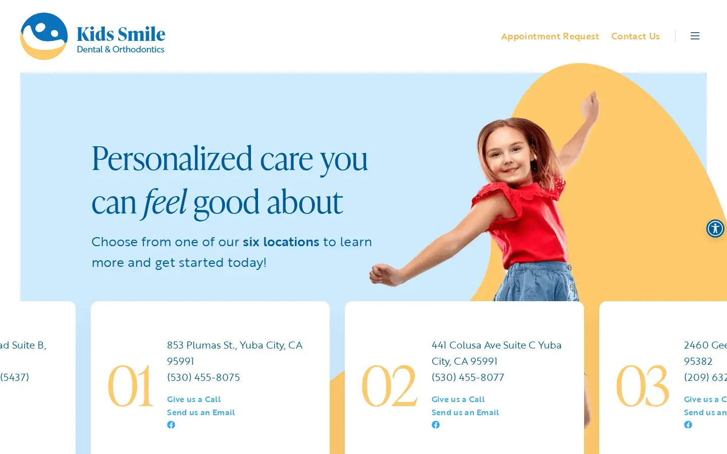 Homepage preview of Kids Smile Dental & Orthodontics