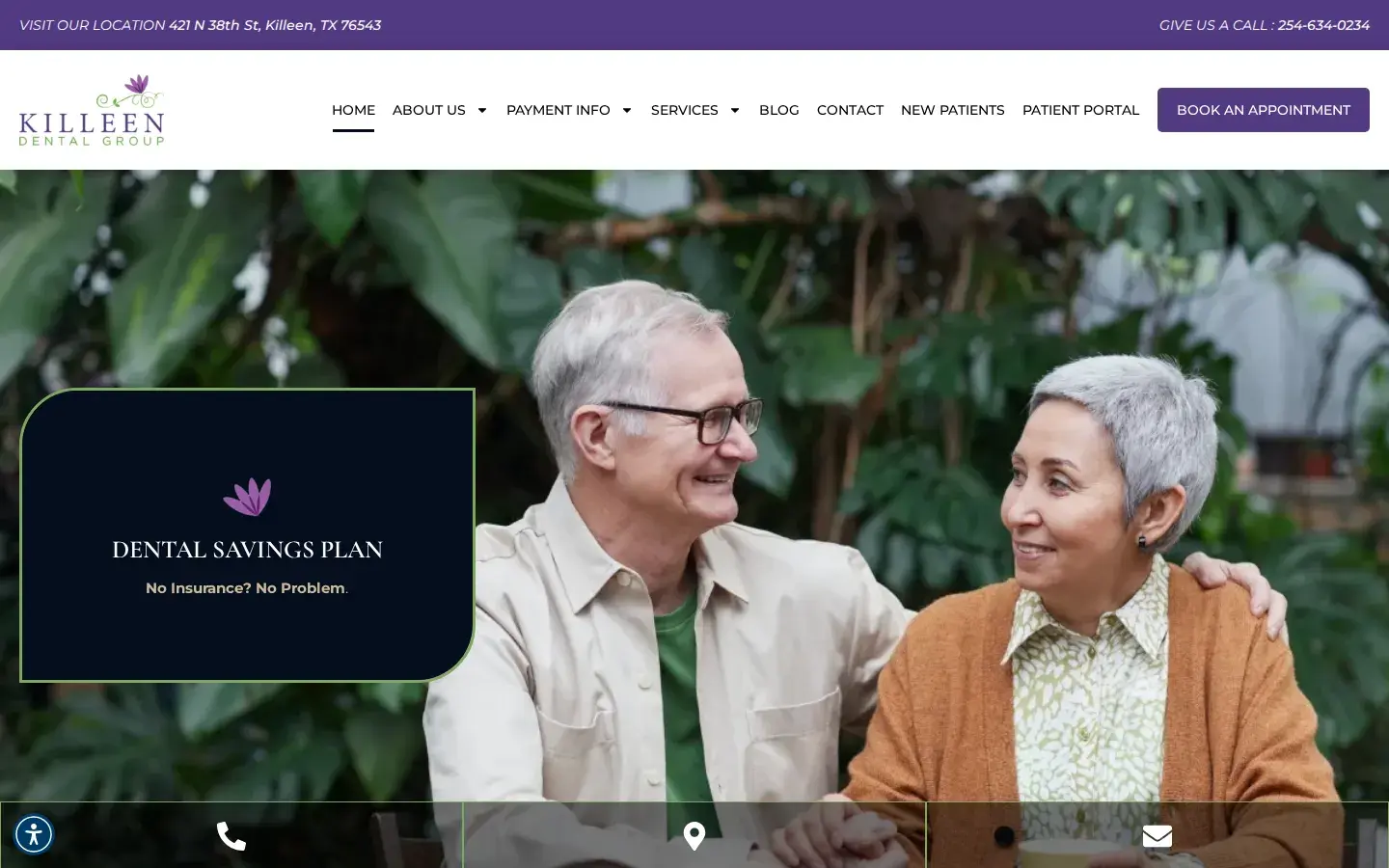Homepage preview of Killeen Dental Group