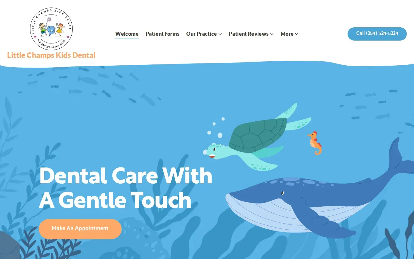 Homepage preview of Killeen Pediatric Dentistry – Stephen K. Brandt, D.D.S.