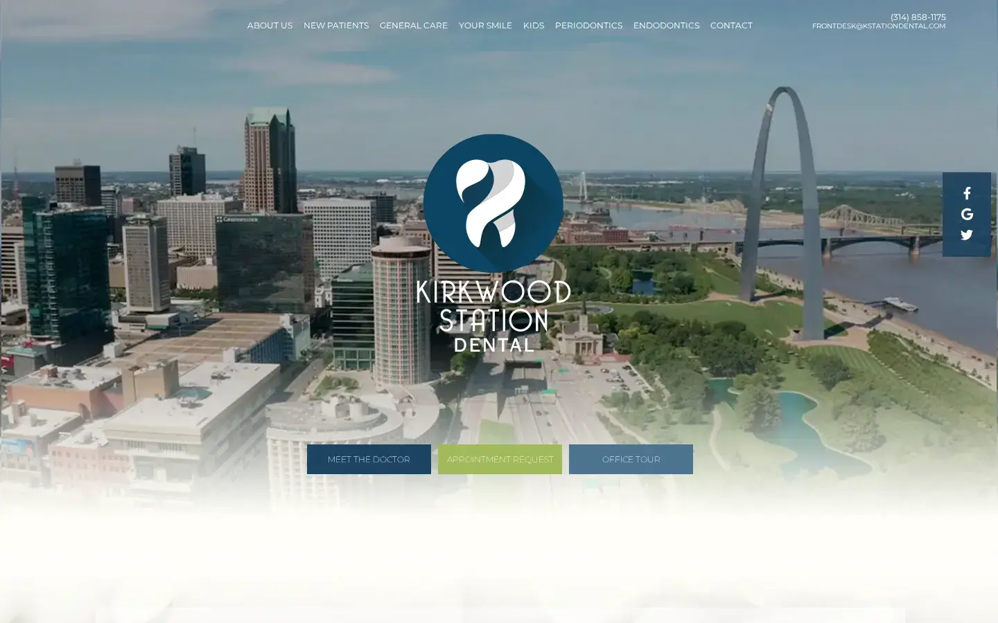 Homepage preview of Kirkwood Station Dental