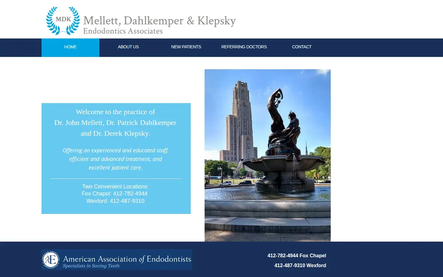 Homepage preview of Klepsky Derek J DDS