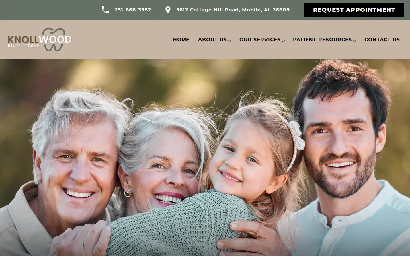 Homepage preview of Knollwood Dental Group