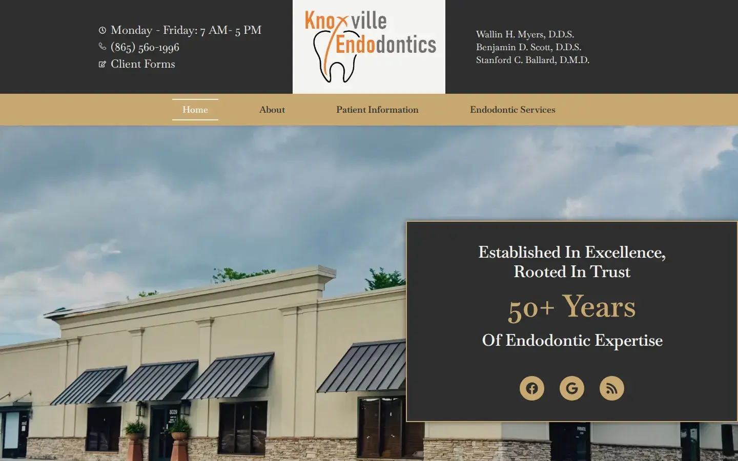 Homepage preview of Knoxville Endodontics