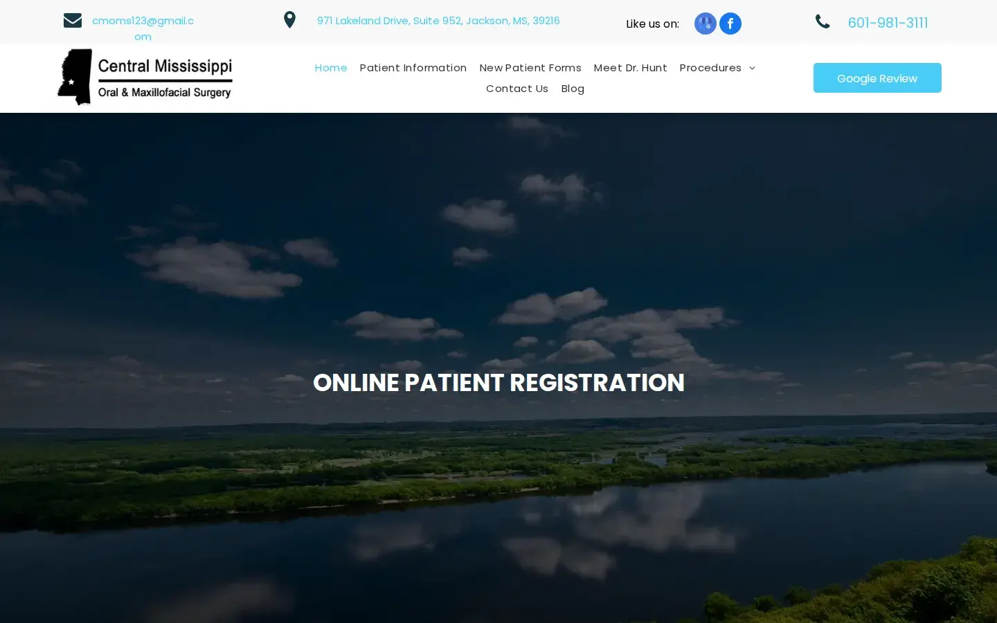Homepage preview of Kyle T. Hunt, D.M.D.