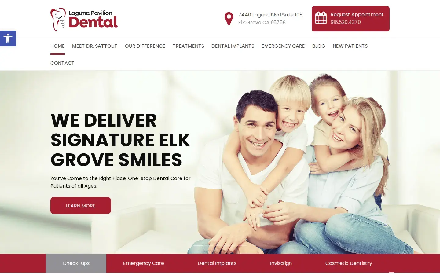 Homepage preview of Laguna Pavilion Dental