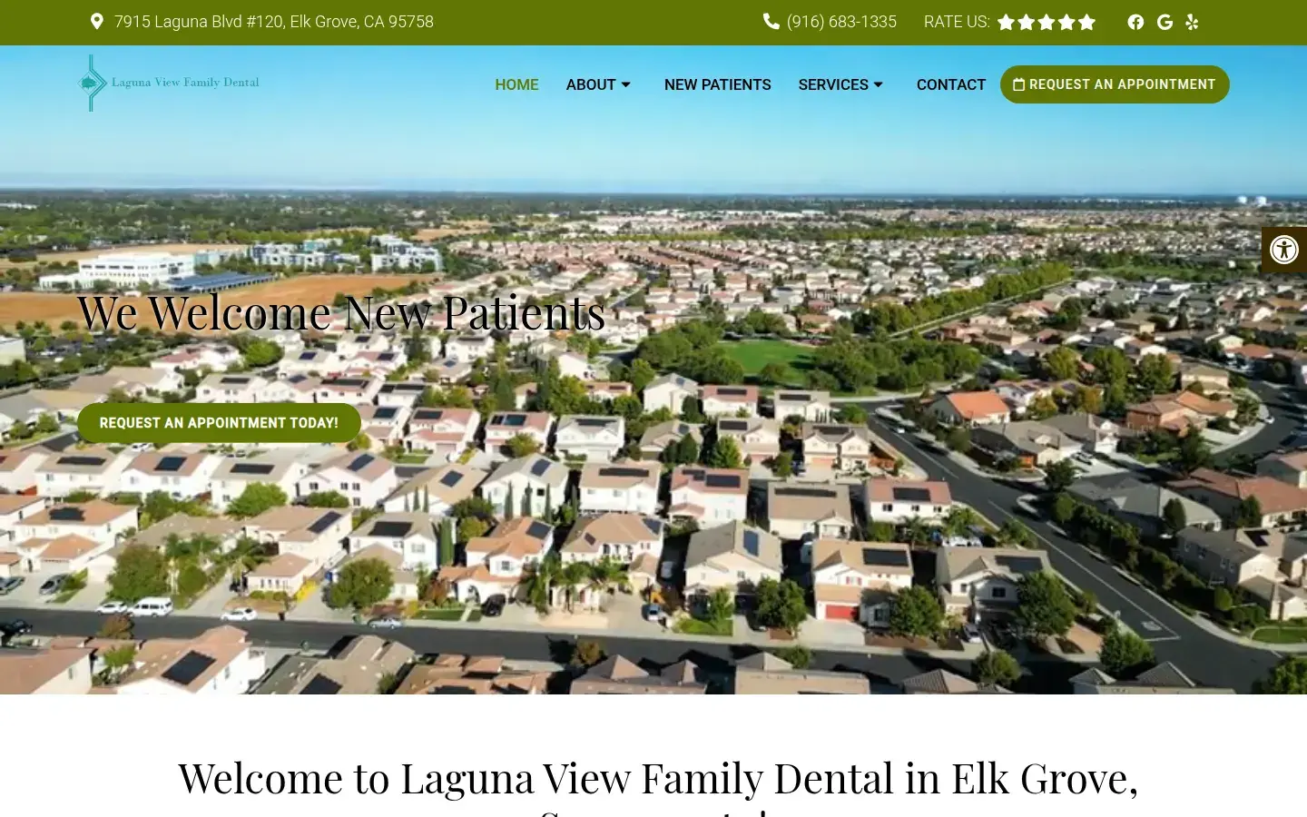 Homepage preview of Laguna View Family Dental
