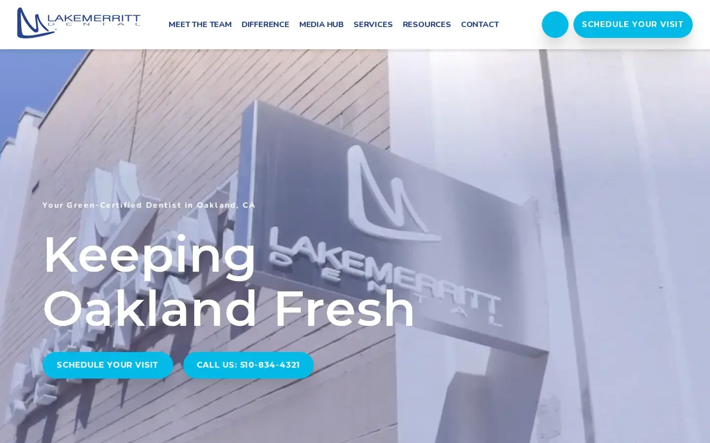 Homepage preview of Lake Merritt Dental
