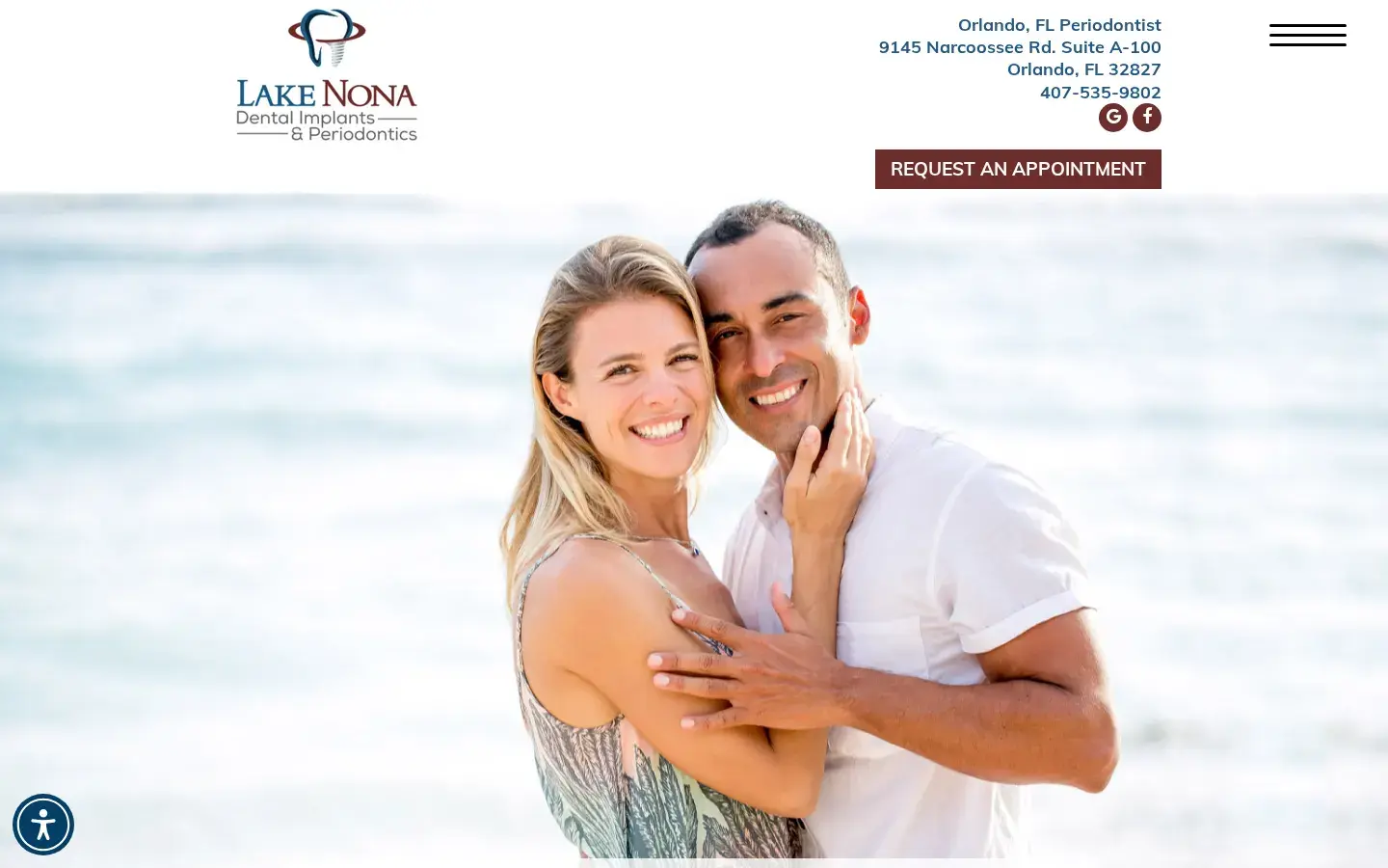 Homepage preview of Lake Nona Dental Implants and Periodontics of Orlando