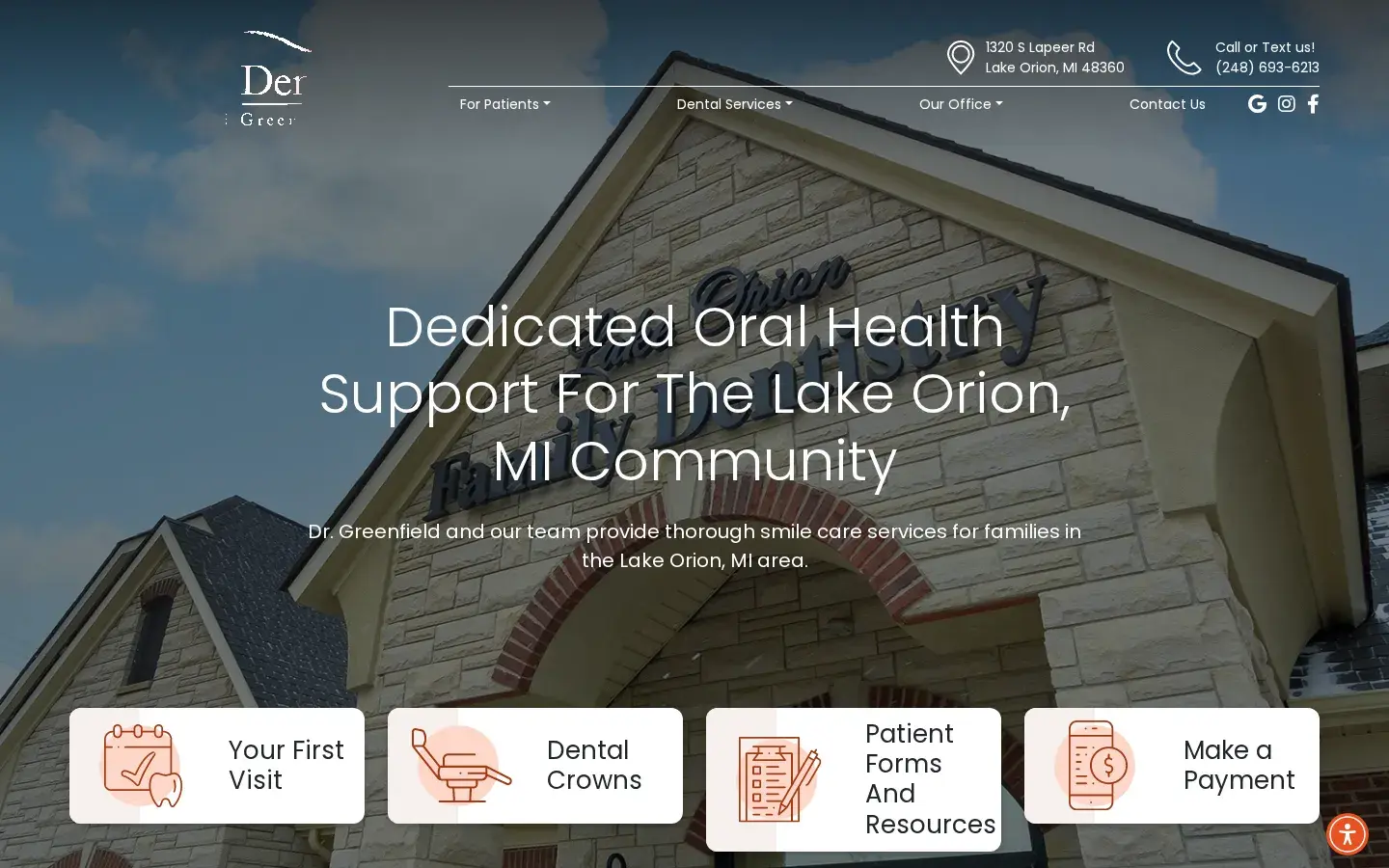 Homepage preview of Lake Orion Family Dentistry