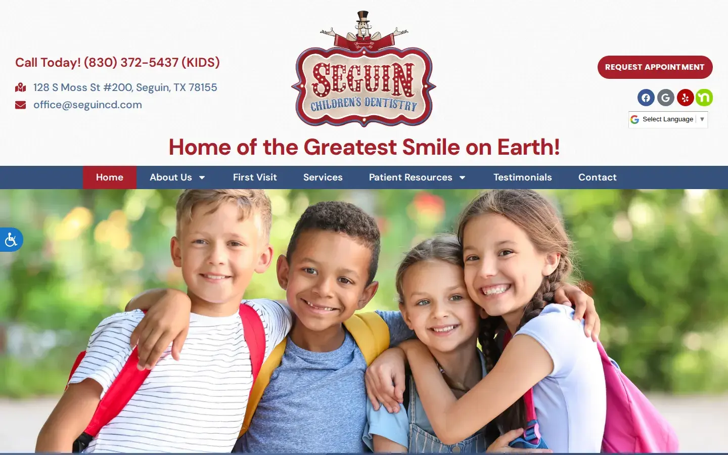 Homepage preview of Lakes Area Pediatric Dentistry