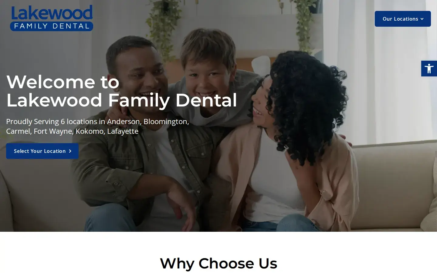 Homepage preview of Lakewood Family Dental