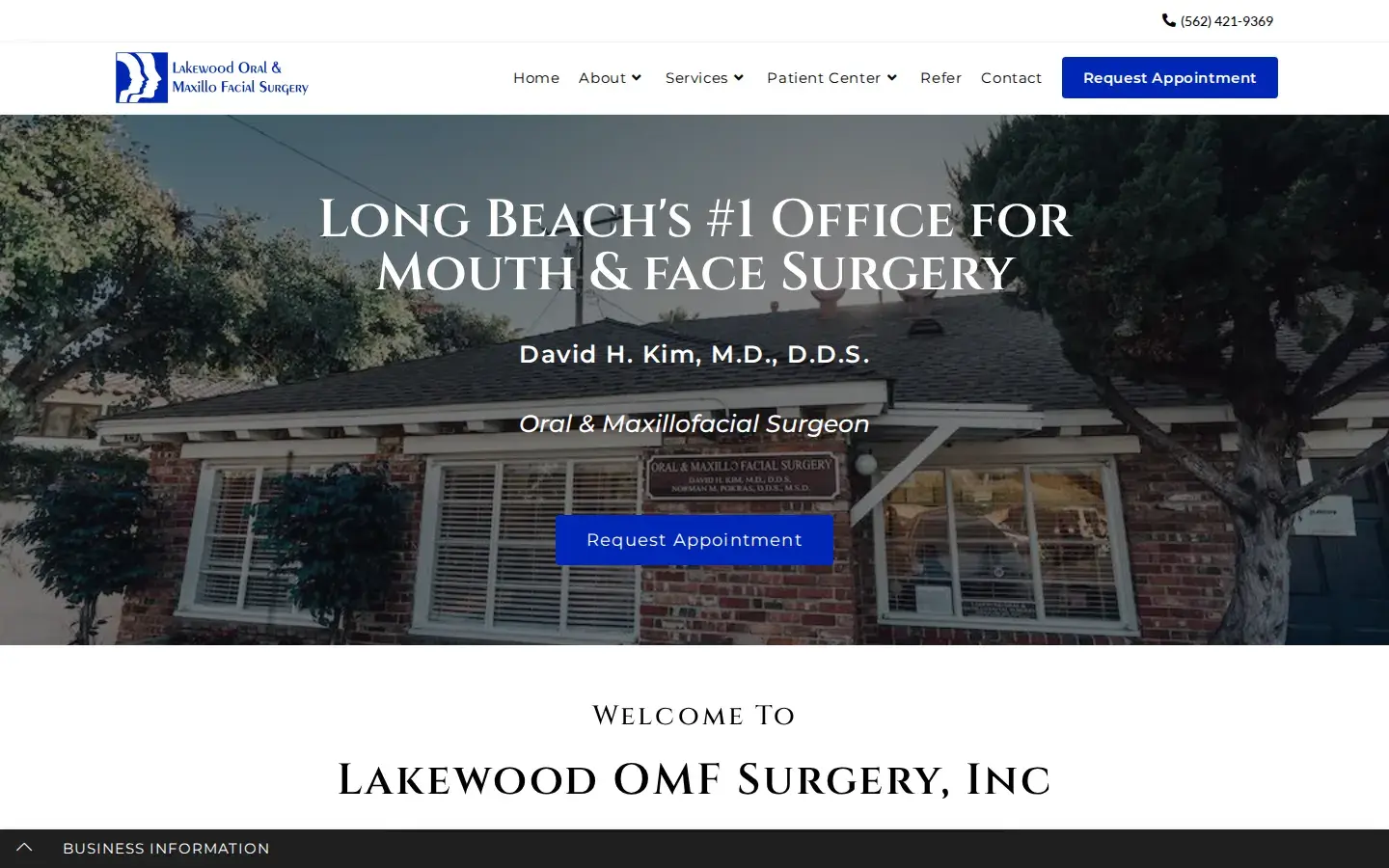 Homepage preview of Lakewood Omf Surgery Inc