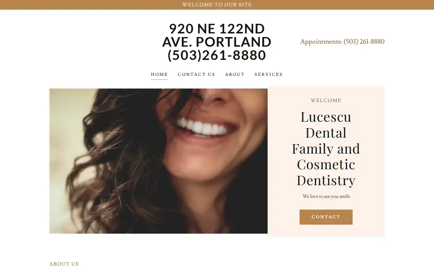 Homepage preview of Lamuel Lucescu DMD, Family and Cosmetic Dentistry